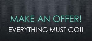 Everything must go