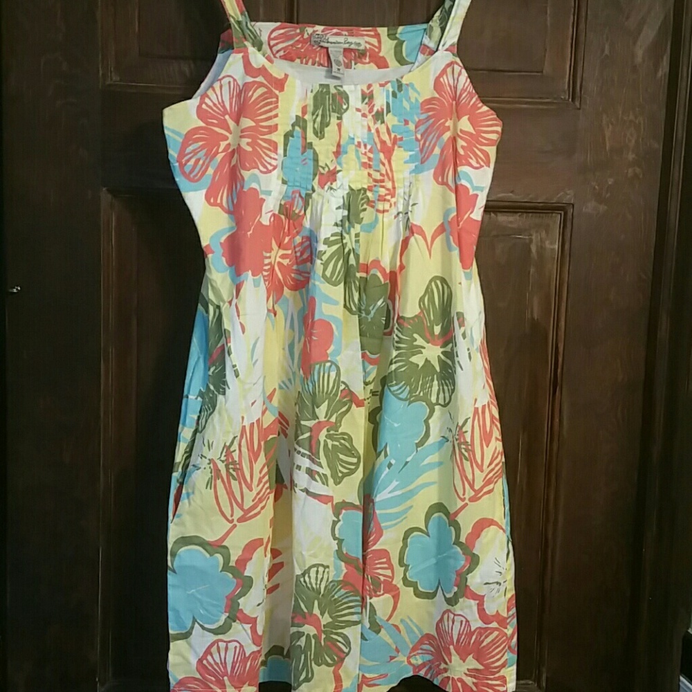 ADORABLE AMERICAN RAG SUNDRESS!POCKETS!SMOCKED!EUC - Picture 1 of 3
