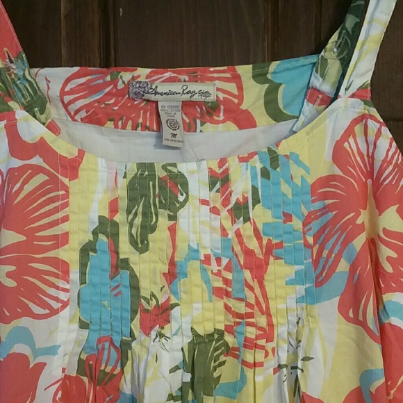 ADORABLE AMERICAN RAG SUNDRESS!POCKETS!SMOCKED!EUC - Picture 2 of 3