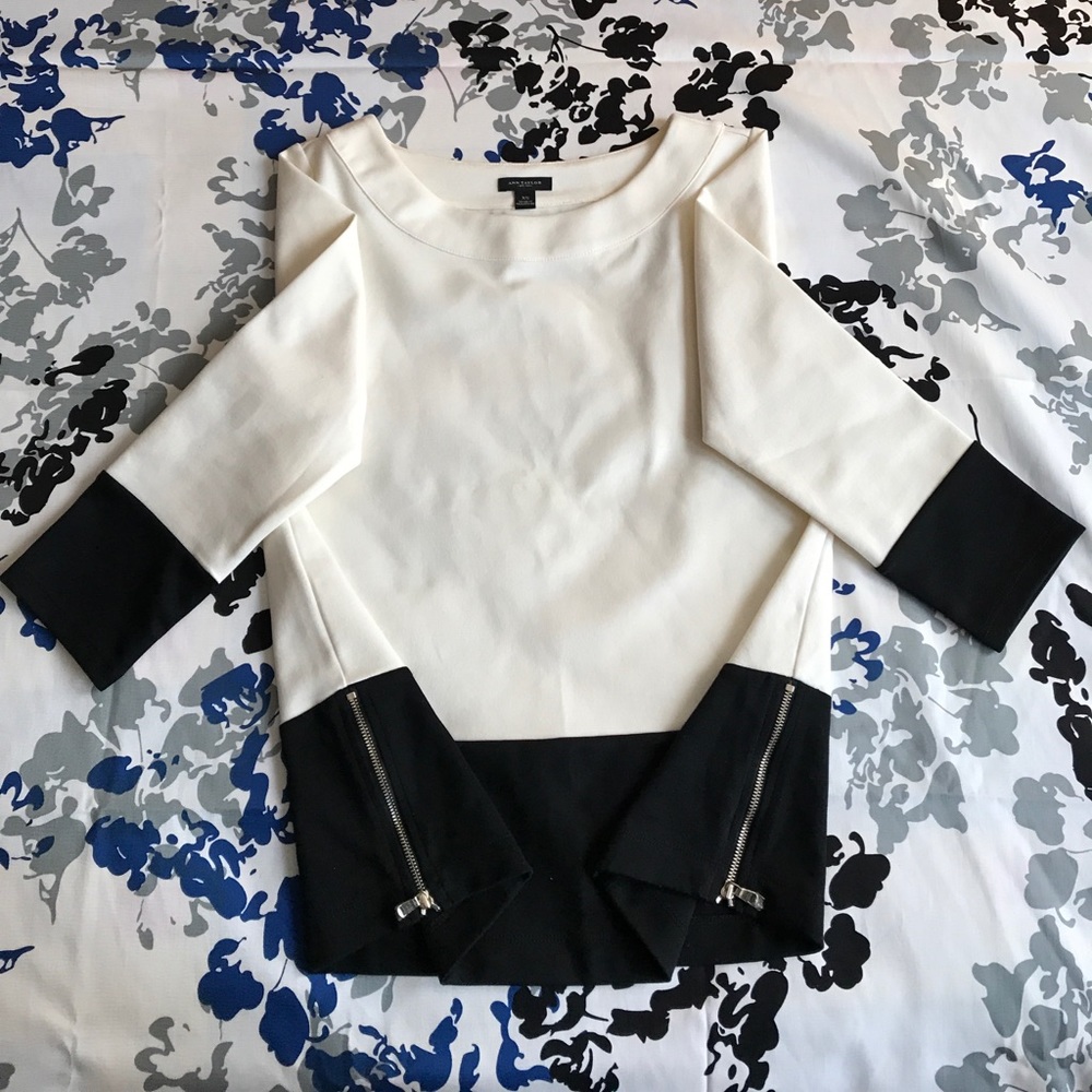Ann Taylor Color Block Top