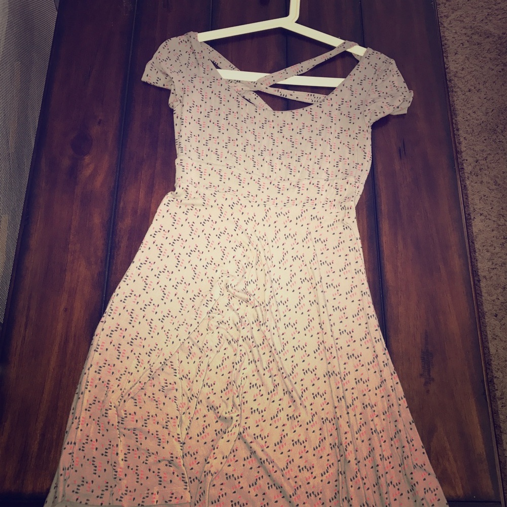 Dress with cross cross back