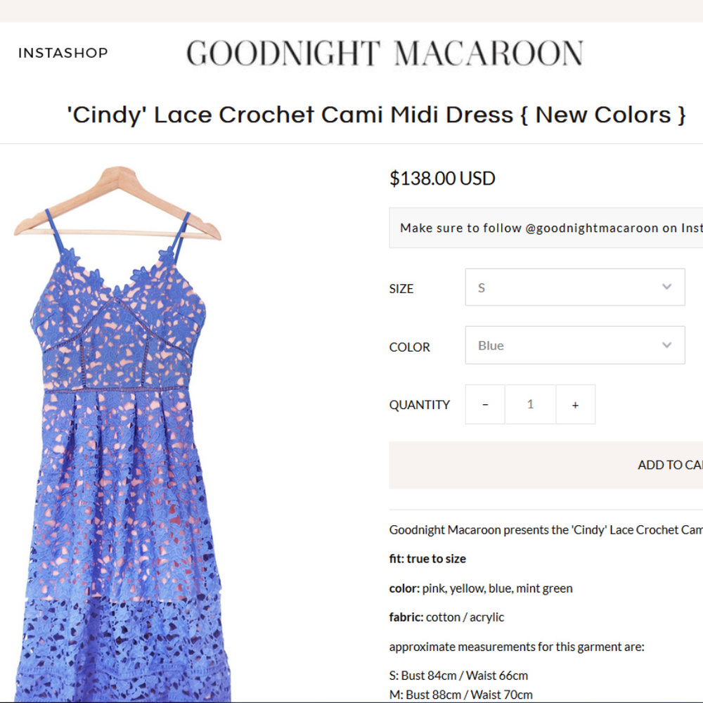 Lace Crochet Midi Dress