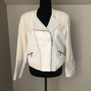 💥REDUCED💥Chico's Cream Moto Jacket