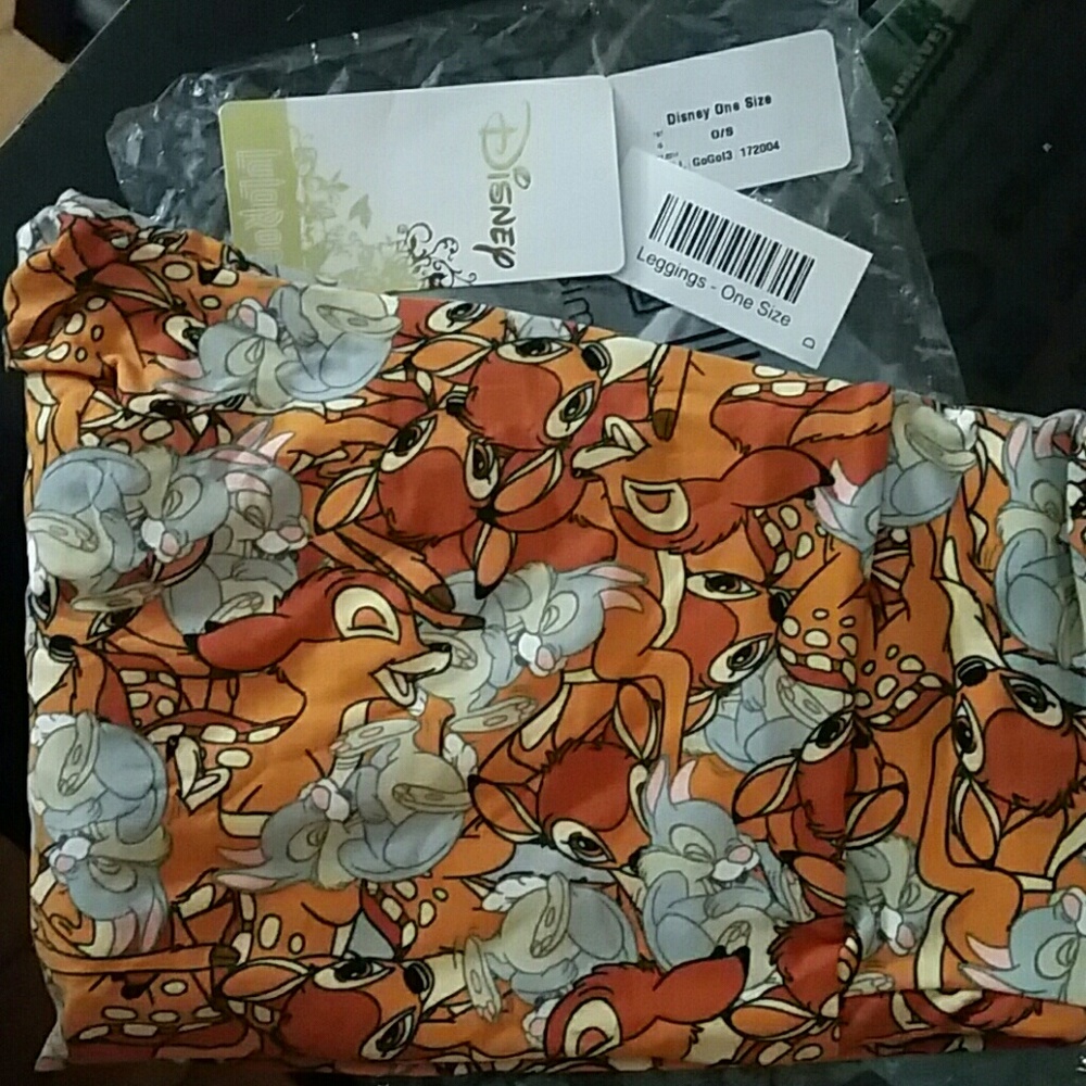 Bambi Disney Lularoe OS Leggings