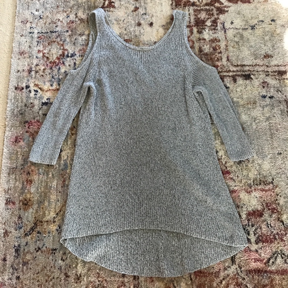 Express High-low Cold Shoulder Sweater