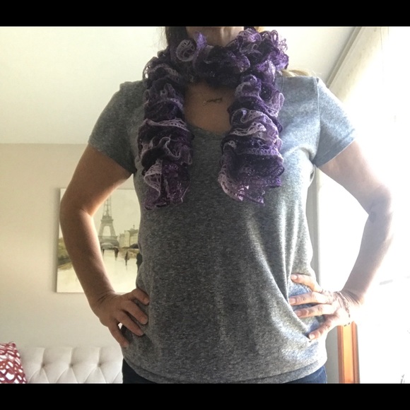 Handmade Ruffle Scarf - Picture 2 of 5