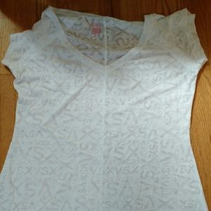 VSX Victoria Secret Sport Burnout White T workout