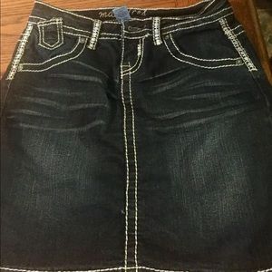 Blue jean skirt