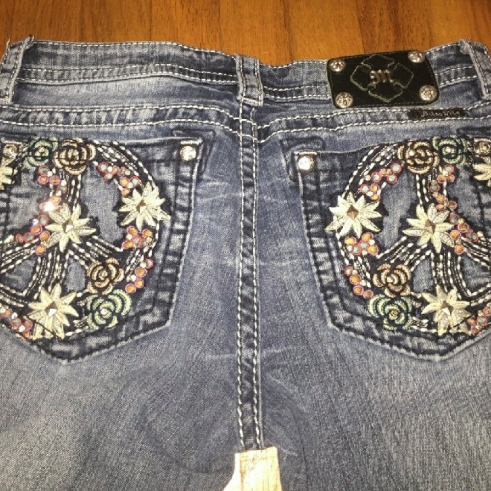 Peace jeans