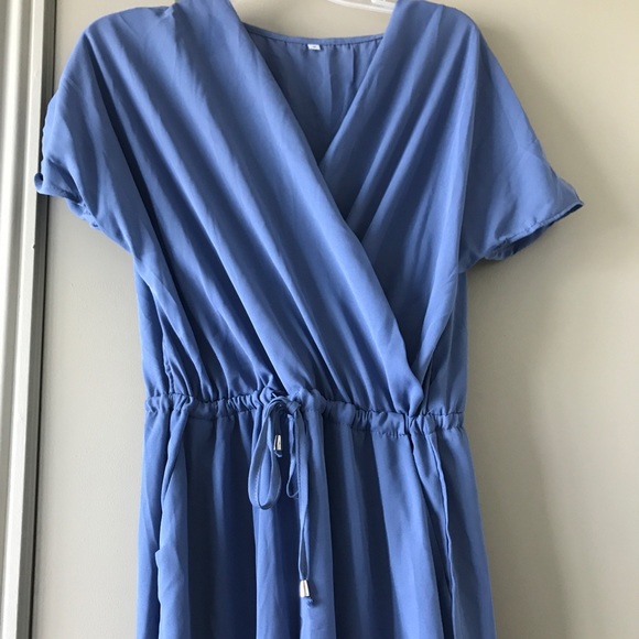 Blue jumpsuit - Picture 2 of 4