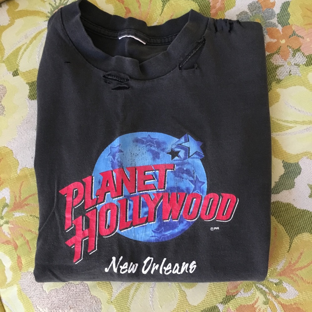 Vintage Distressed Planet Hollywood Tee