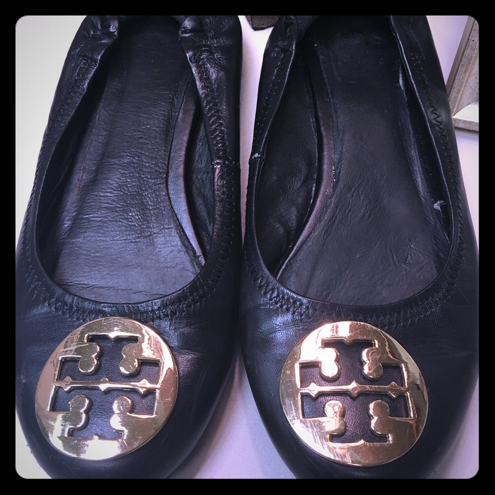 Authentic Tory Burch Reva Flats Size 8