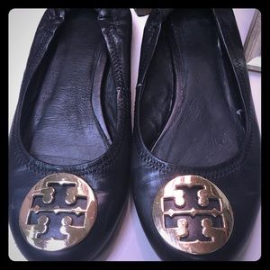 Authentic Tory Burch Reva Flats Size 8