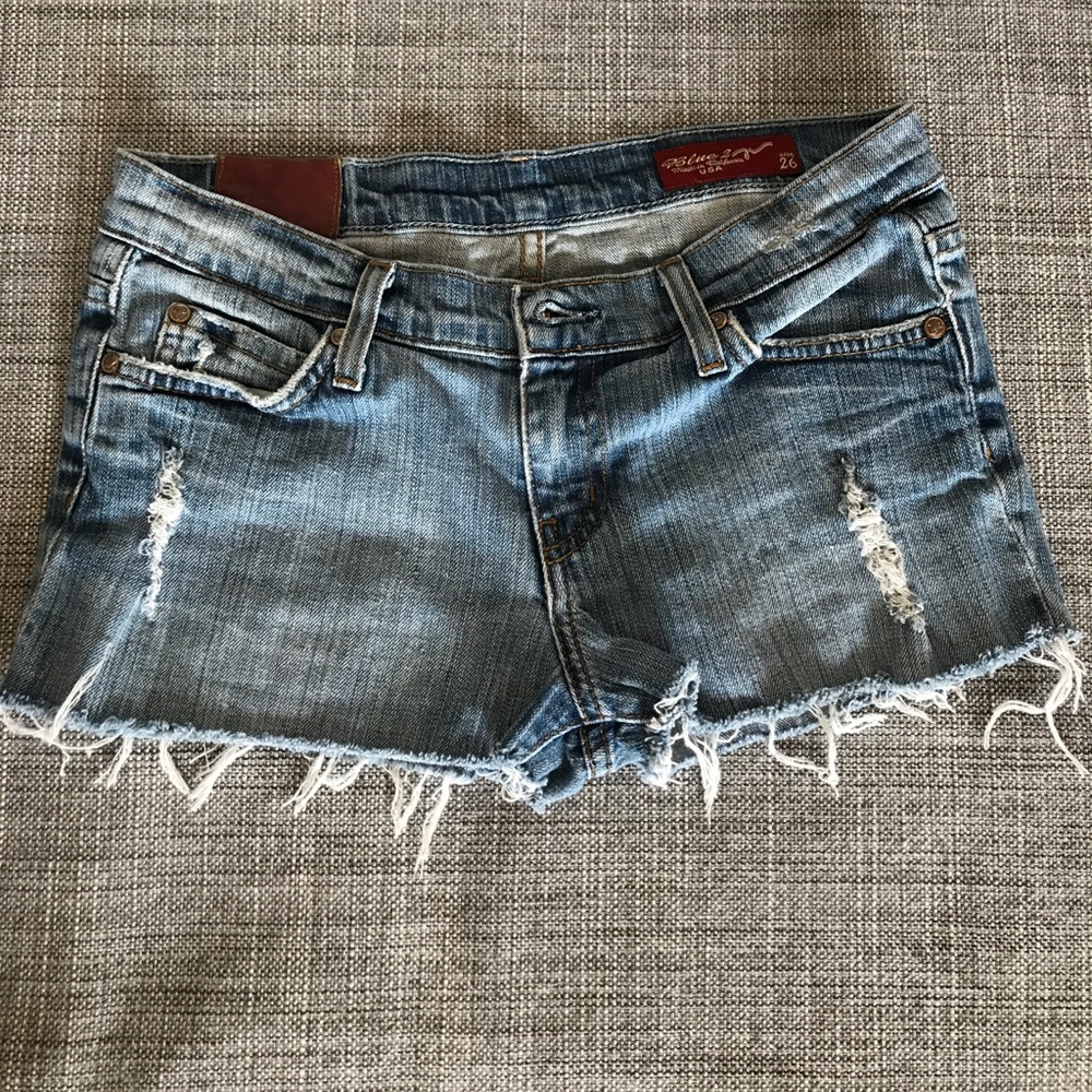 Denim shorts