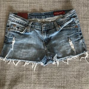 Denim shorts