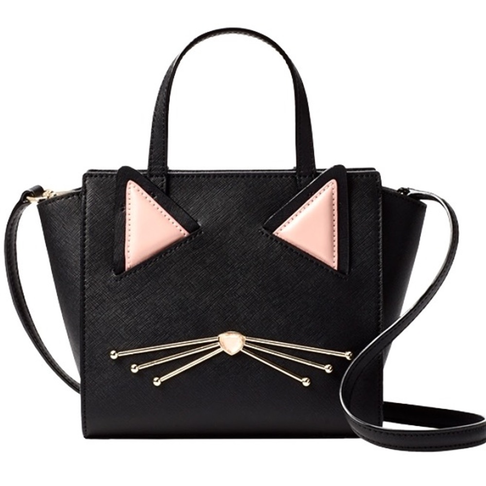🆕KATE SPADE🐱Cat🐾Jazz Things Up Black Crossbody
