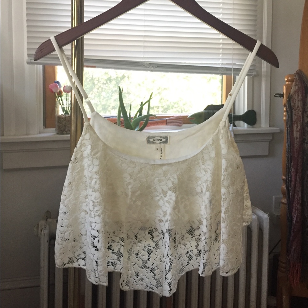 White Lace Croptop