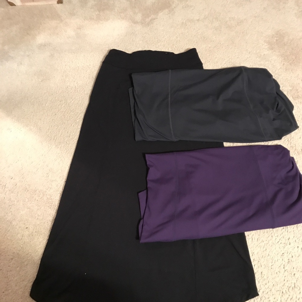 Athleta high low maxi skirt