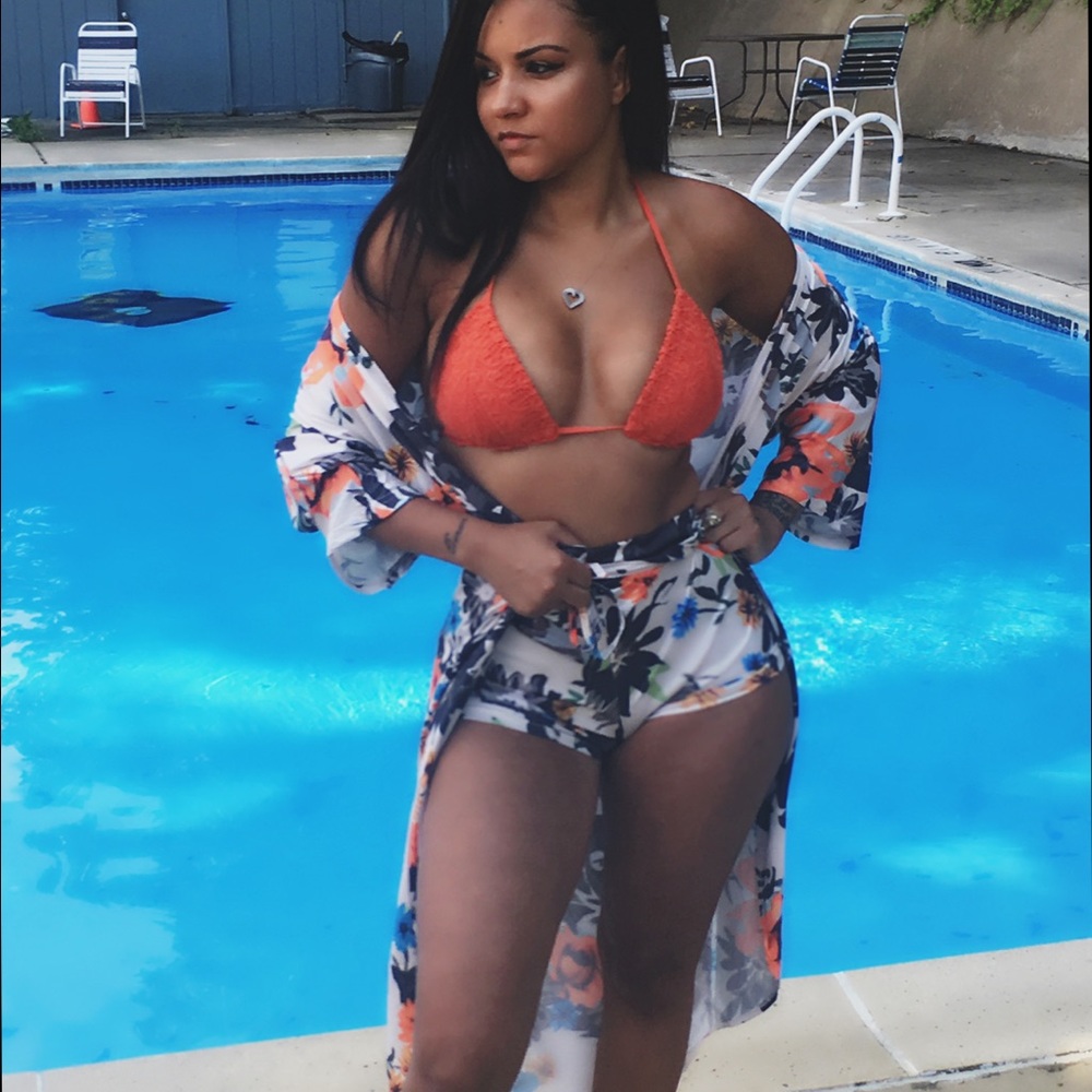 2 piece swimsuit can be worn as short set as well.