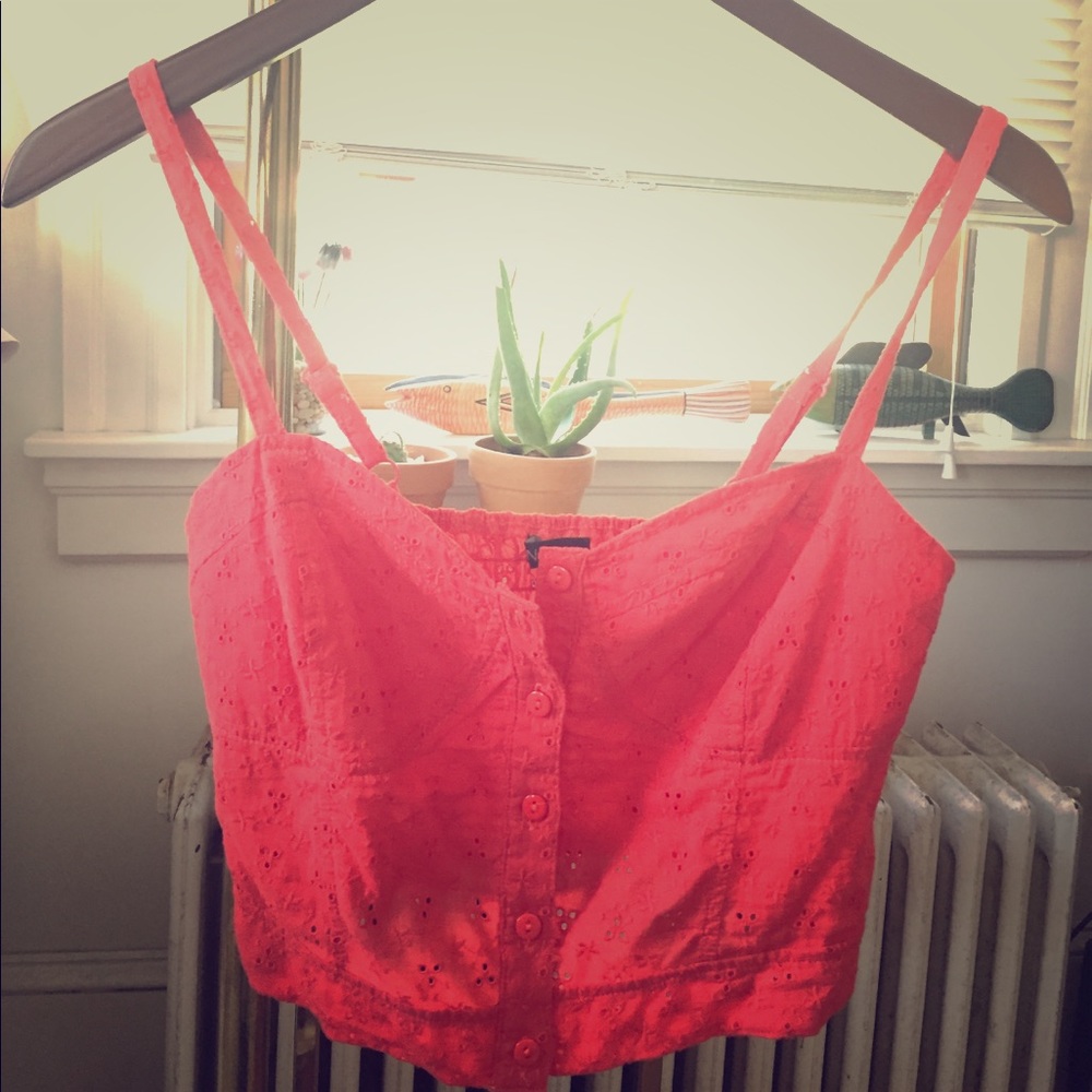 Red Crop Top