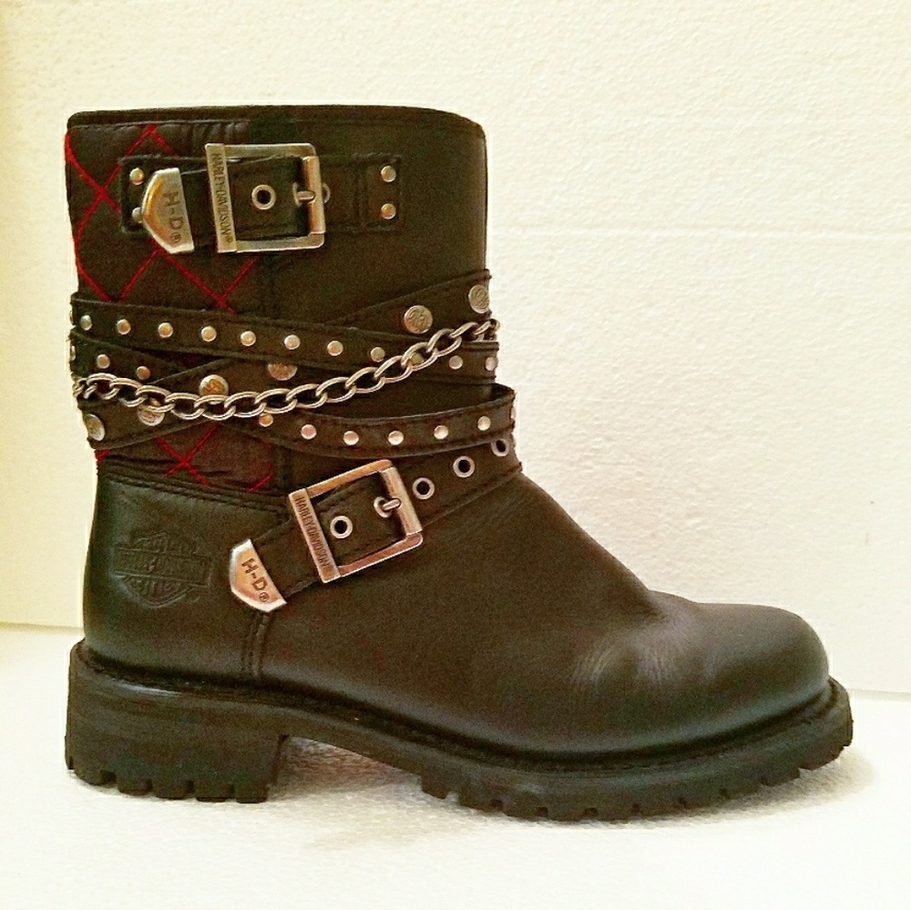 Harley-Davidson Women's Shay Black Boot 7.5 M