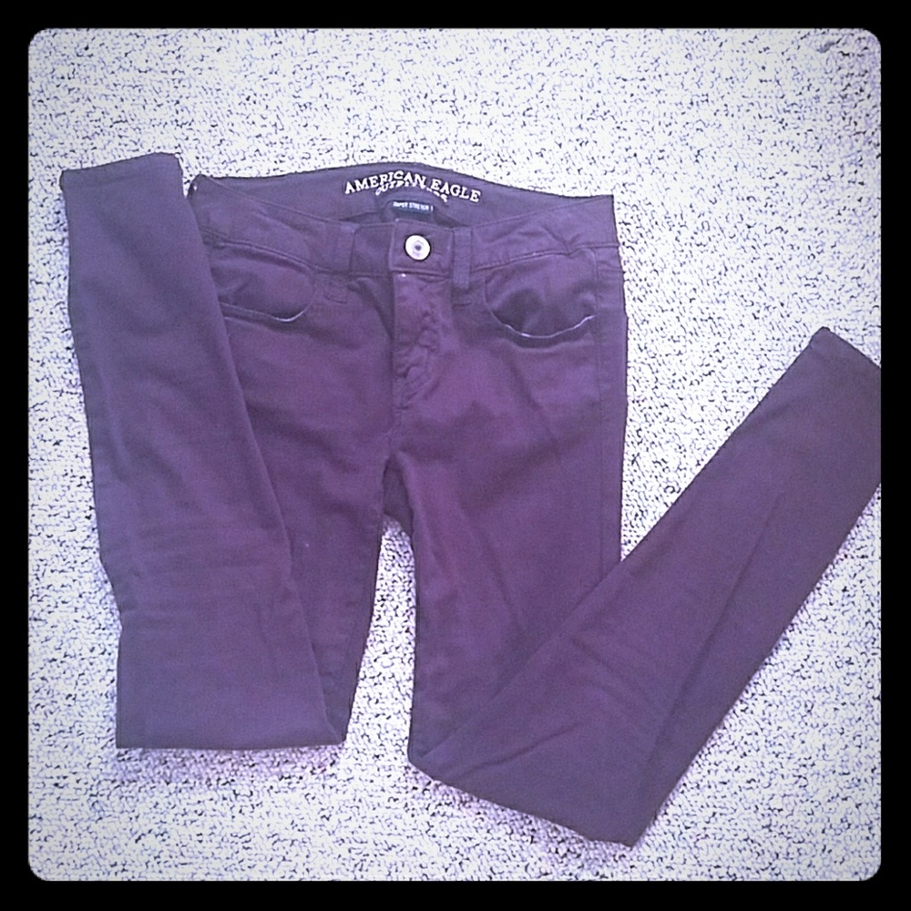 Maroon jeggings