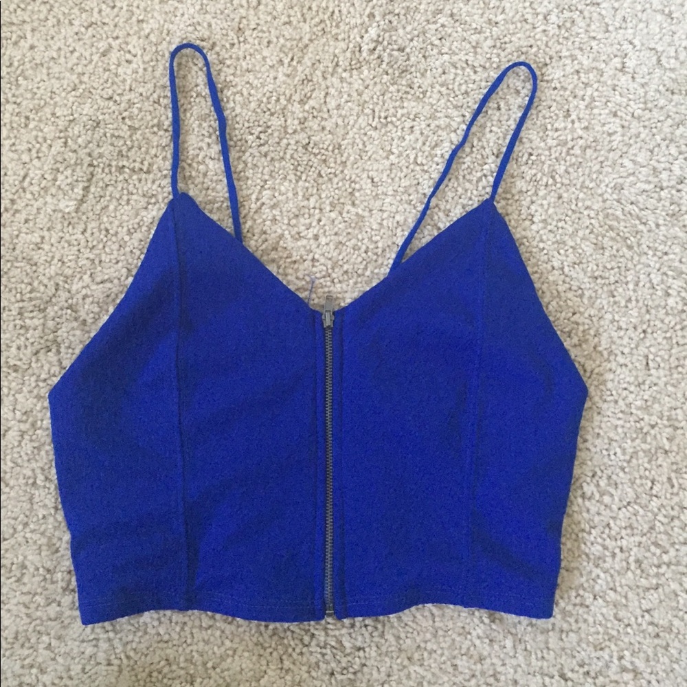Royal Blue Urban Outfitters Crop Top