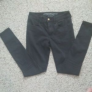 Black stretchy jeggings