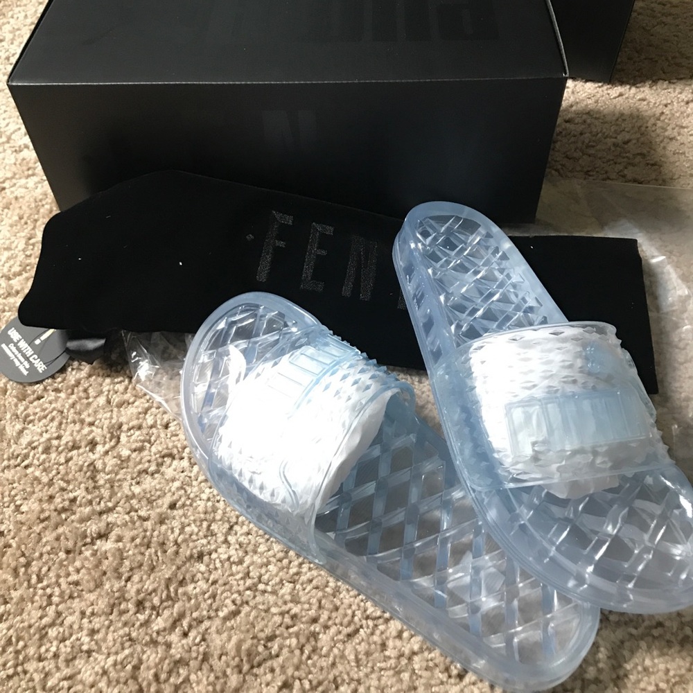 Puma Fenty jelly slide WNS Puma white-puma white.
