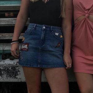 mini skirt from pacsun