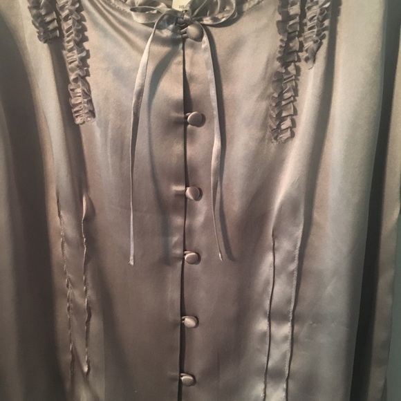 J. Jill Silk Pebble Gray Cami, size 16 - Picture 3 of 6