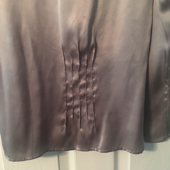 J. Jill Silk Pebble Gray Cami, size 16 - Picture 5 of 6