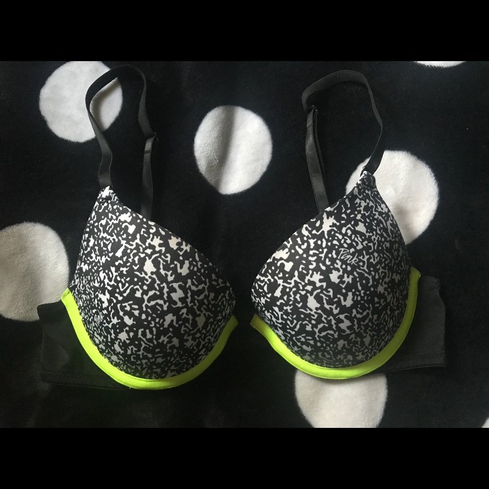 Everywhere bra, composition print