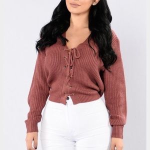Fashion Nova "Mischief Sweater"