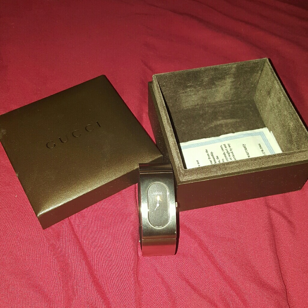 Gucci cuff watch