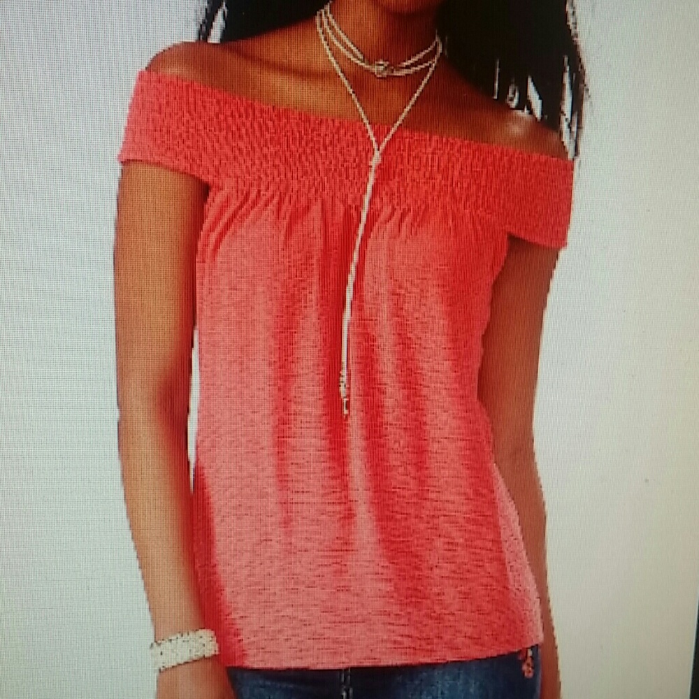 Smocked Off the Shoulder Top