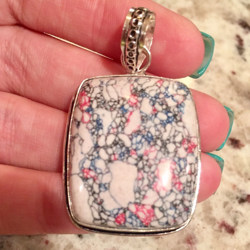 Congolmerate Jasper Pendant