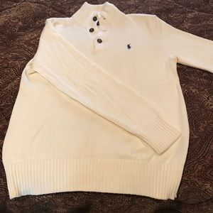 Ralph Lauren Polo Button Up Turtle Neck Sweater