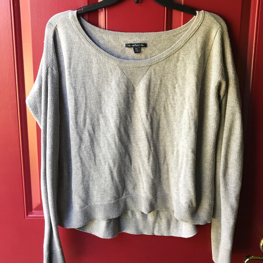 Tan Lightweight American Eagle Sweater