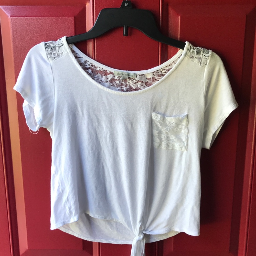 White Crop Top