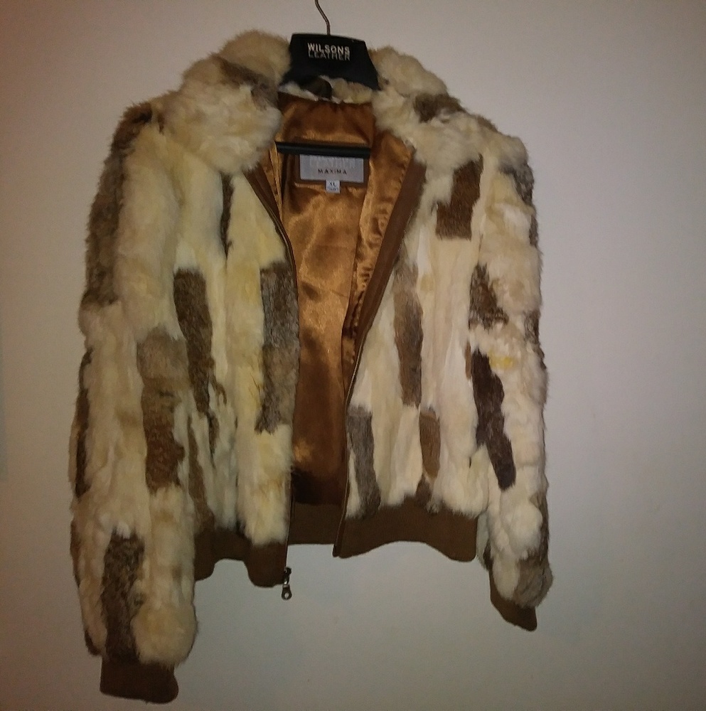 Wilson's Leather Faux Fur Jacket