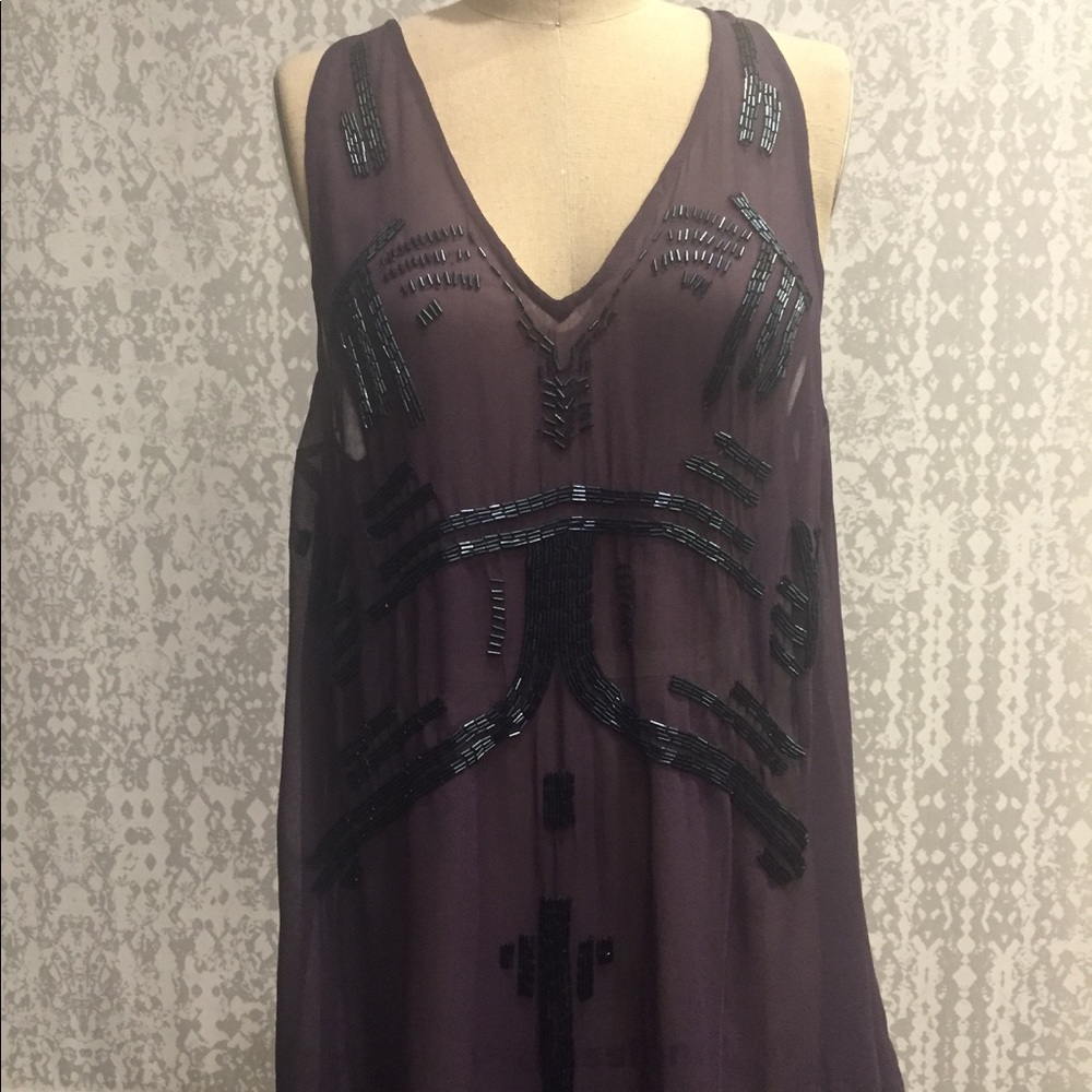 NWOT - FREE PEOPLE BEADED TOP