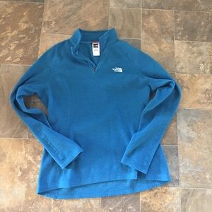 Blue North Face pullover