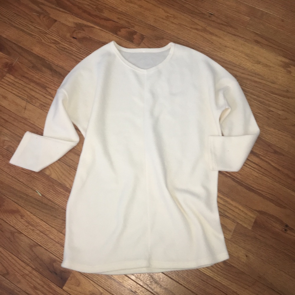 oversized fleece sweater