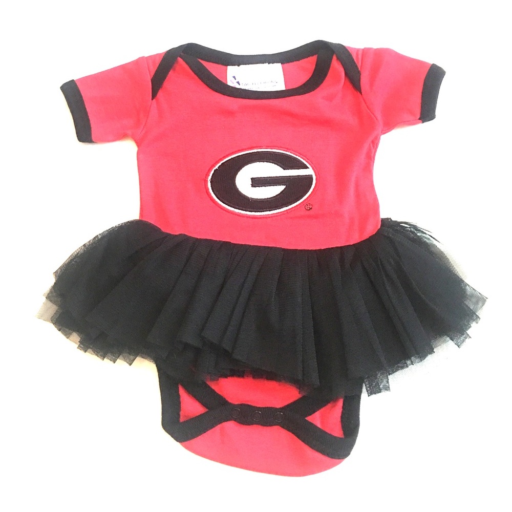 Newborn 0-3m Georgia little fan cheer romper
