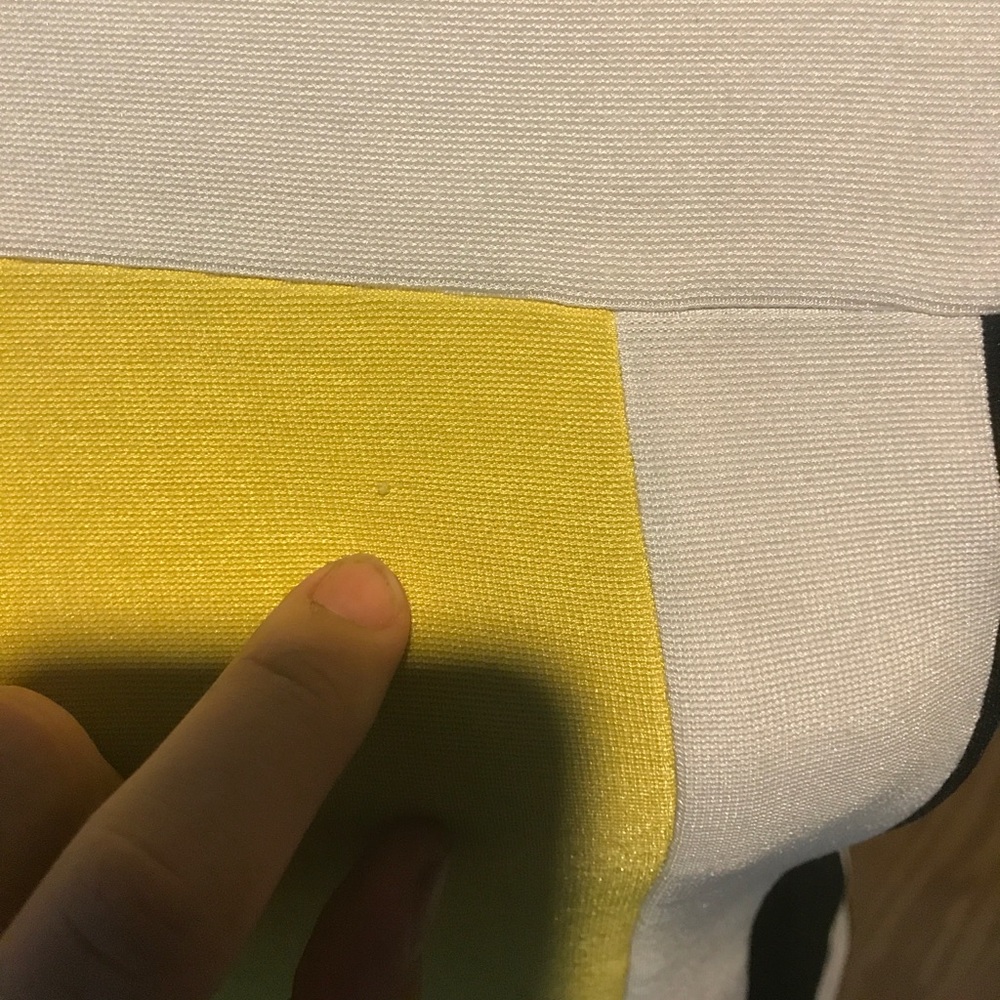 VTG mod scooter Vespa twiggy dress color block - Picture 3 of 6