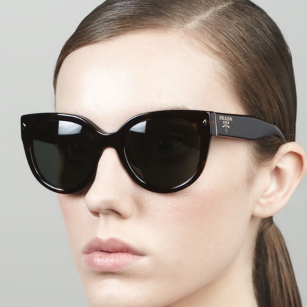 Prada Heritage Cat-Eye Sunglasses, Tortoise