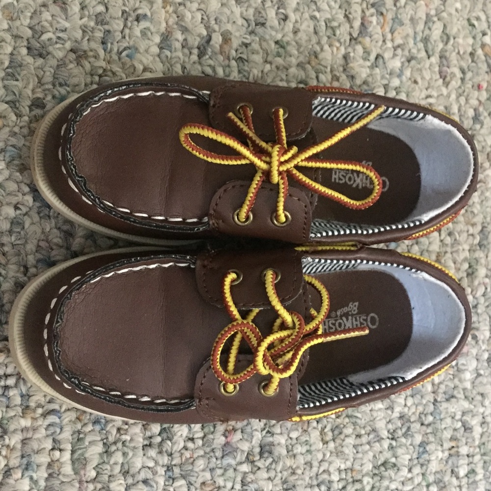 Like New Brown Boat Shoes Toddler 10