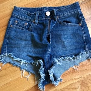 Urban Outfitters Super High Rose Dolphin Shorts