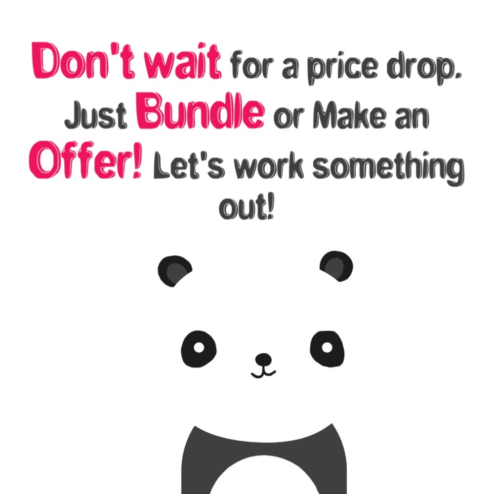 💕😊Go ahead and Bundle or Submit an Offer💕😊